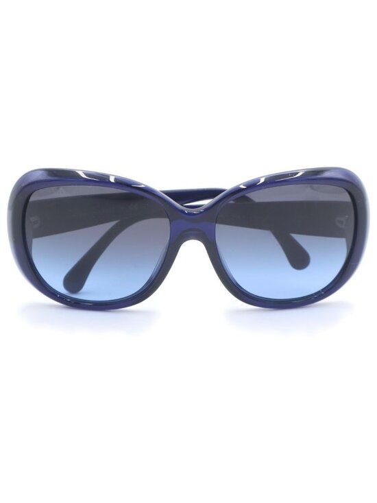 Chanel Sunglasses Camellia Navy Eyewear